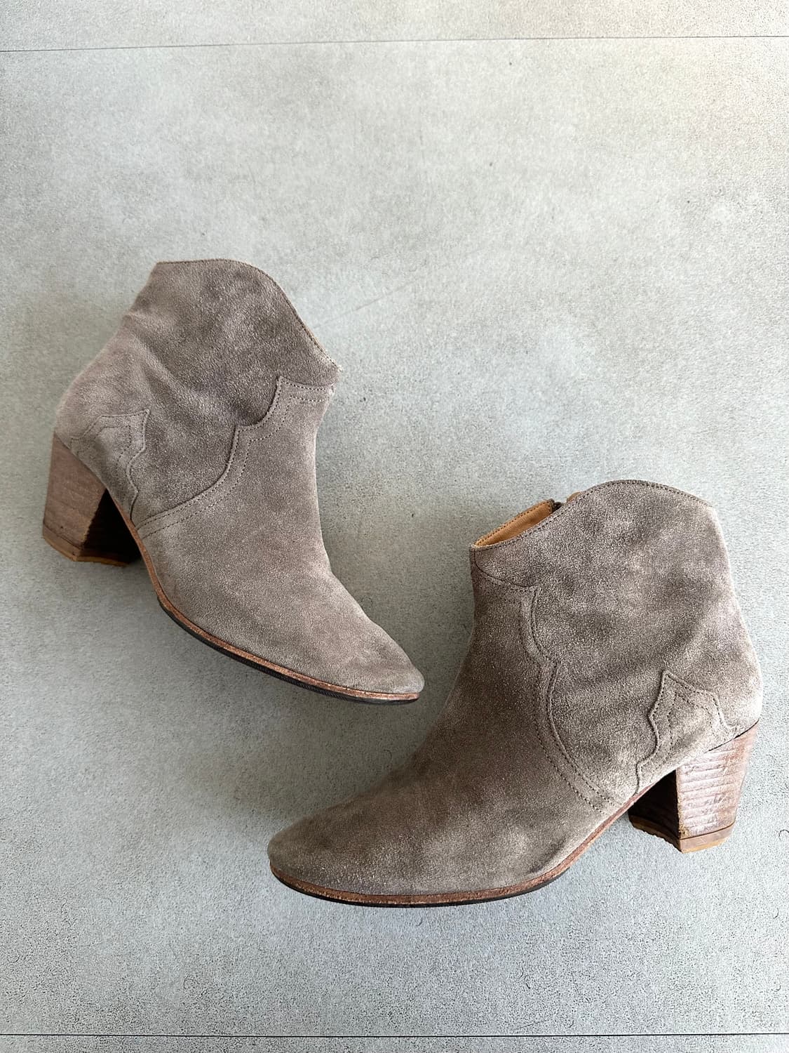 이자벨마랑 웨스턴 스웨이드 앵클부츠 상품이미지2