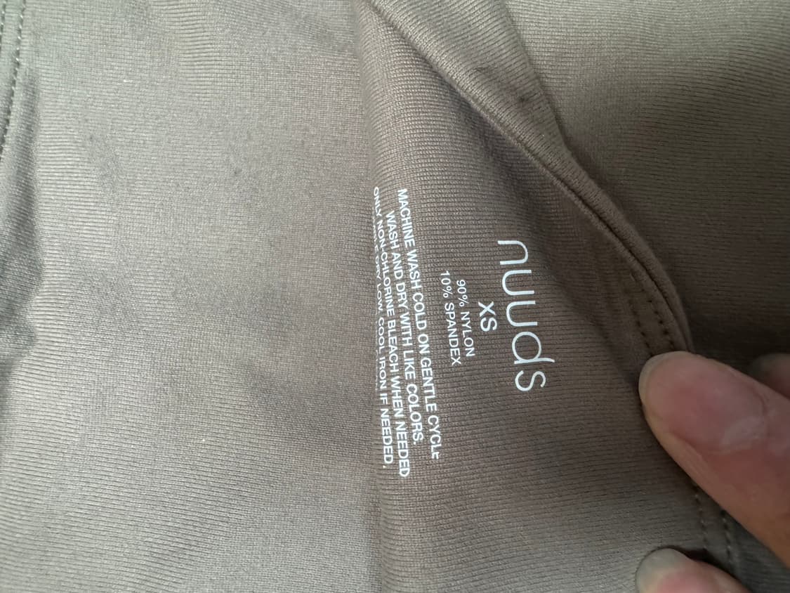 Nuuds 스퀘어넥 바디수트 상품이미지2