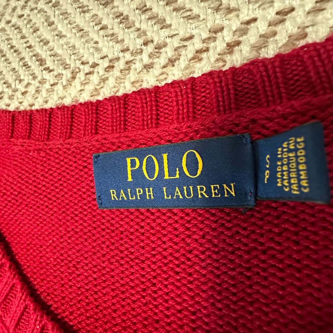 POLO RALPH LAUREN knit sweater red 상품이미지4