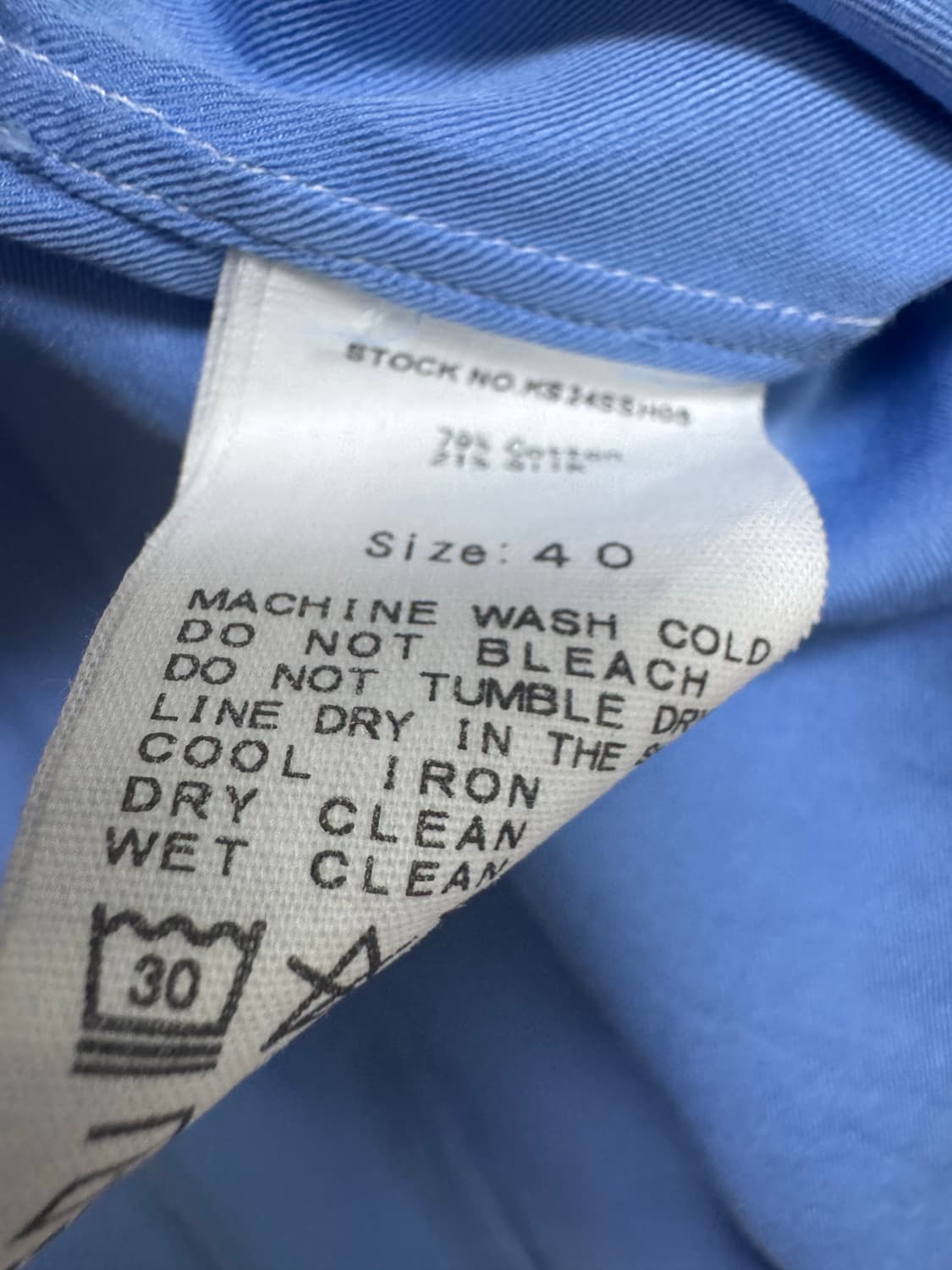 캡틴선샤인 레귤러 칼라 셔츠 40사이즈 상품이미지3