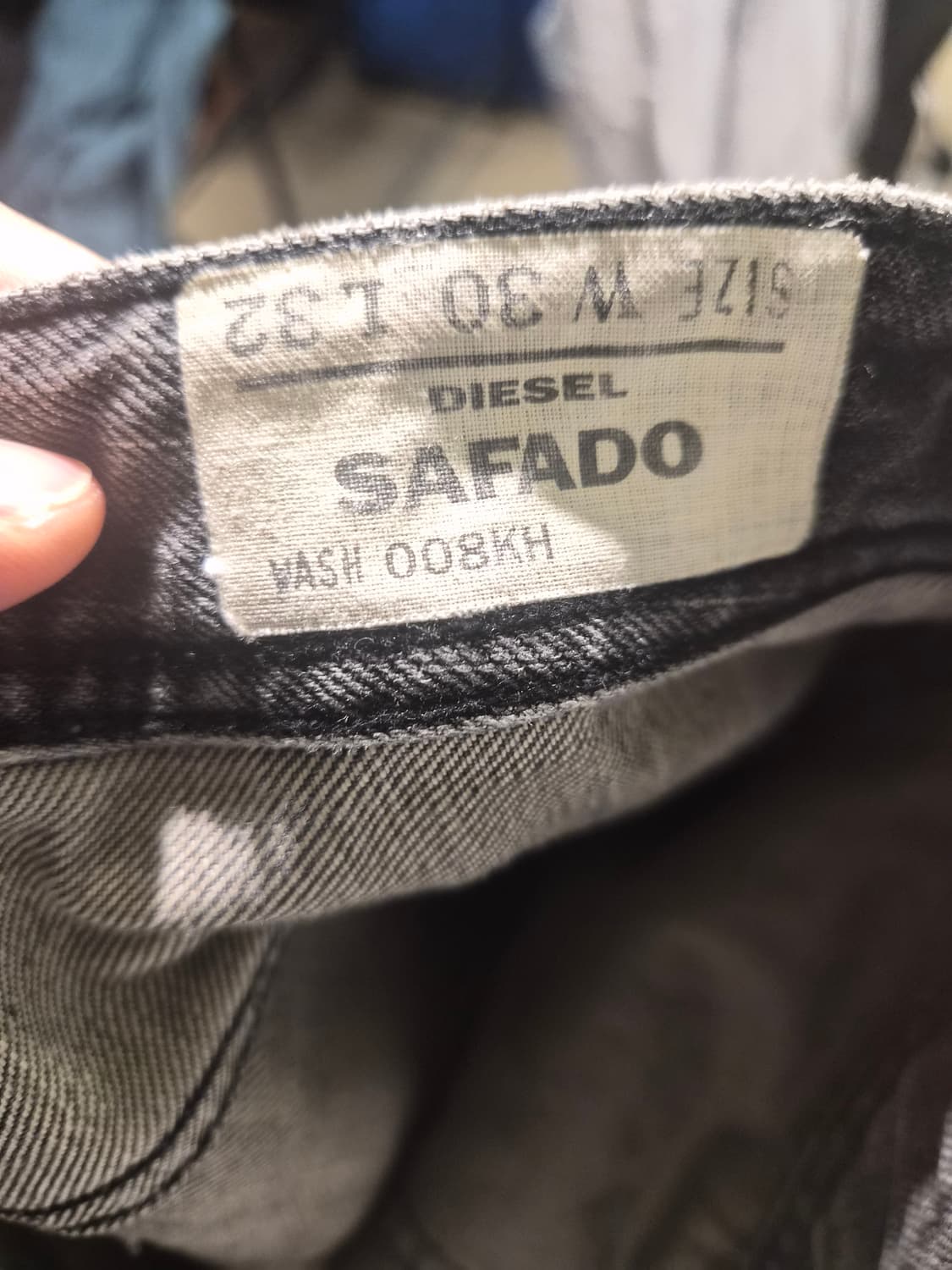 30) 디젤 사파도 슬림 스트레이트핏 데님 팝니다 상품이미지5