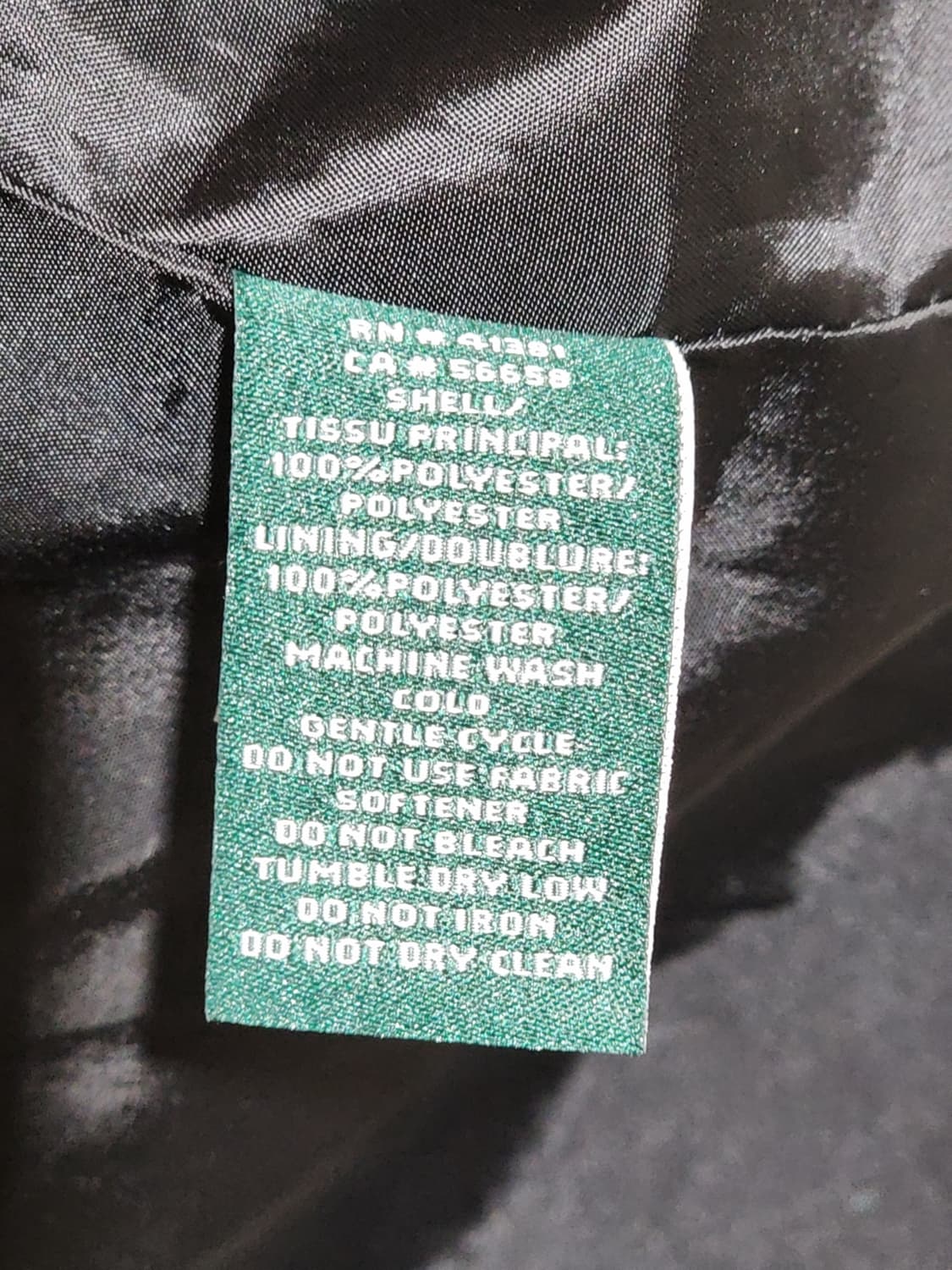 (L) 랄프로렌 로렌 하이넥 점퍼 블랙 피쉬테일 자켓  상품이미지5