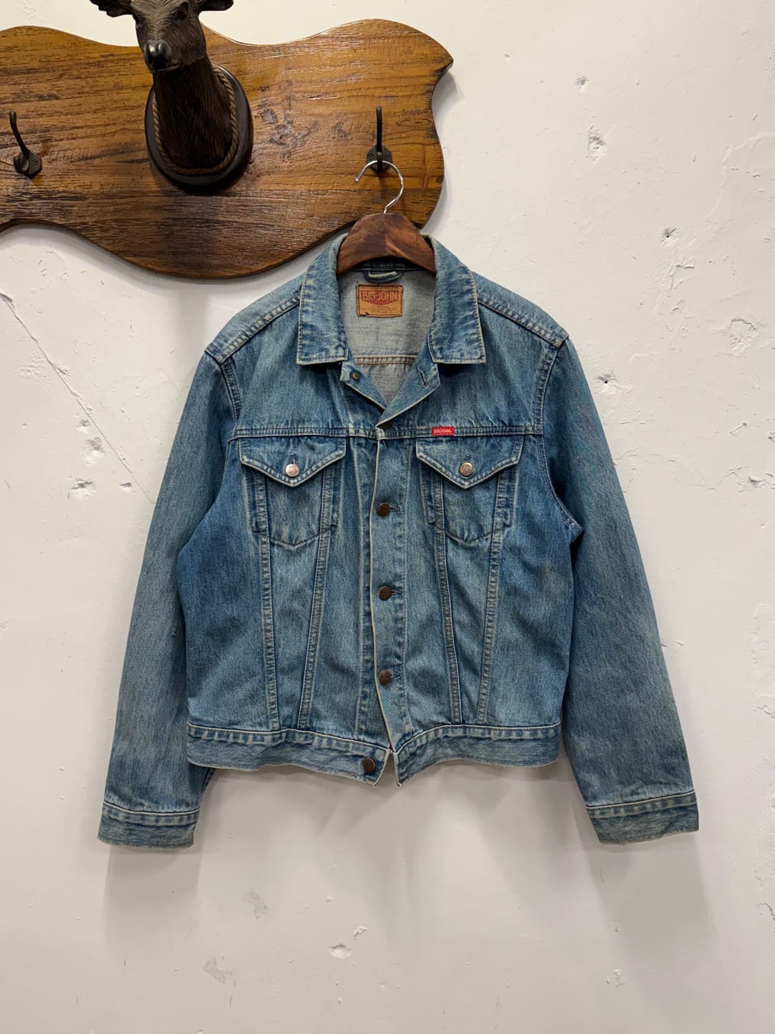 M) BIG JOHN Denim Trucker Jacket 상품이미지1