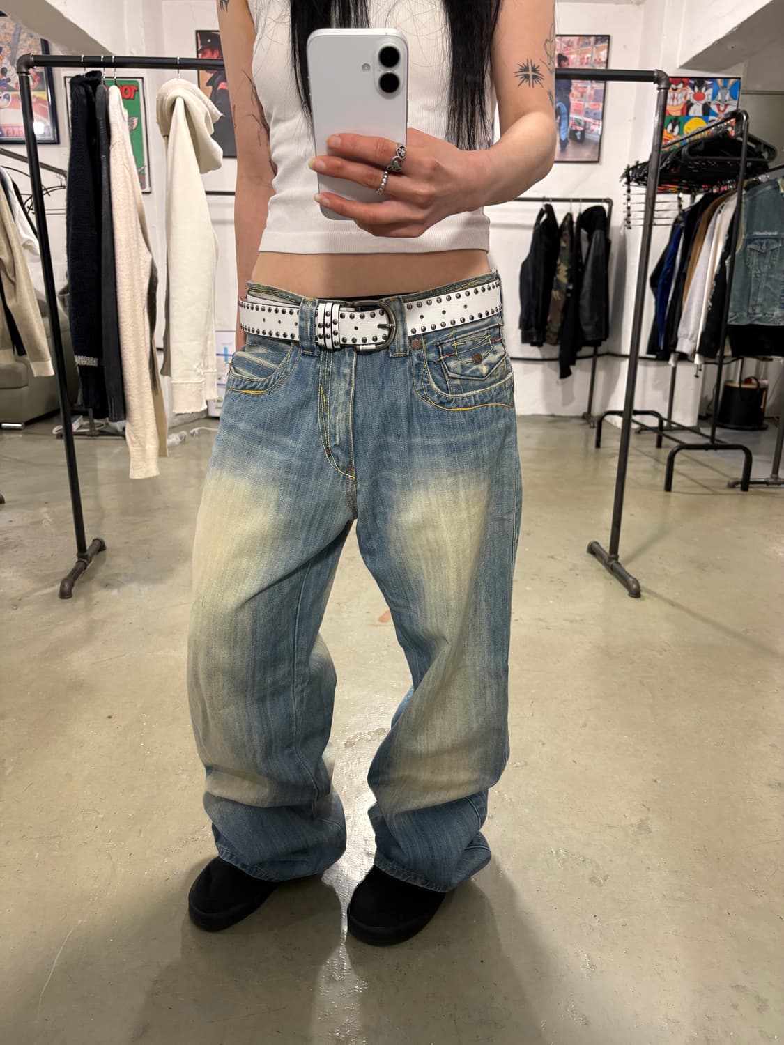 빈티지 데님팬츠 상품이미지2