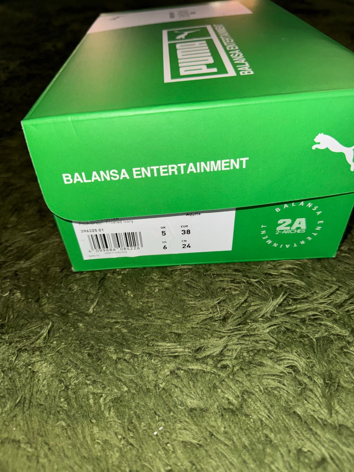 [240] 푸마 X 발란사 콜라보 클라이드 테니스 그린 아이보리 상품이미지10