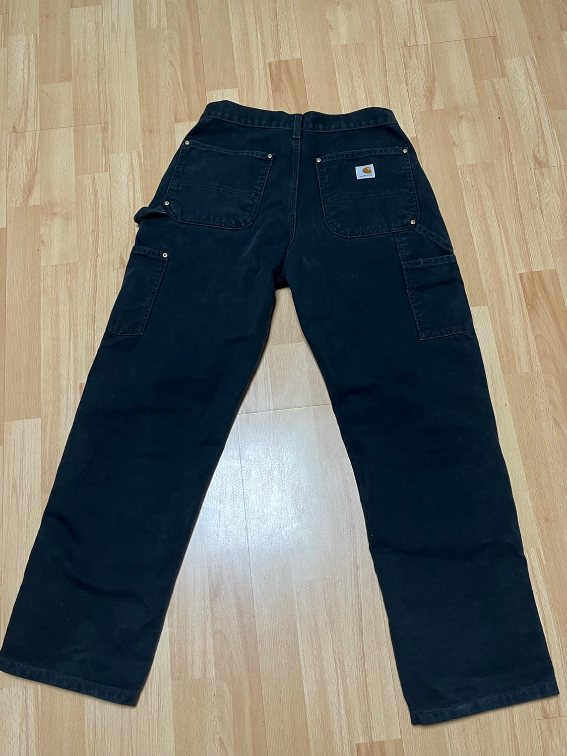 31x30 칼하트 더블니 블랙 B01 BLK 빈티지 상품이미지2