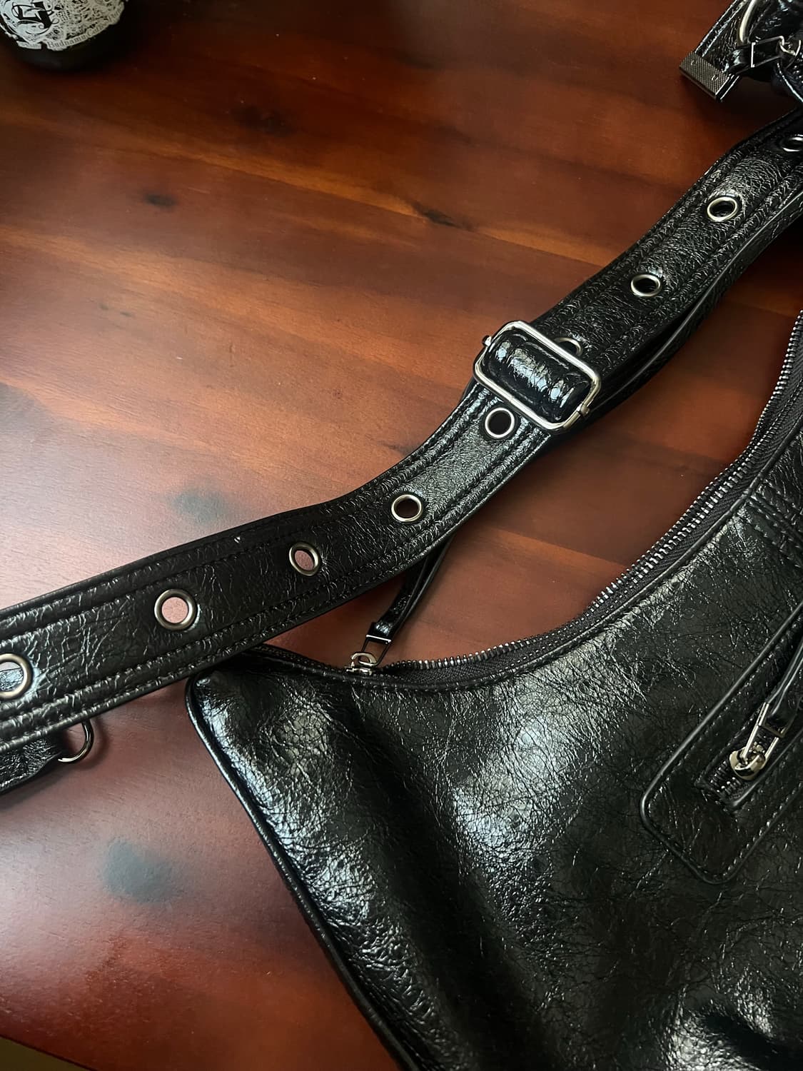 Maison mined leather saddle bag 상품이미지7