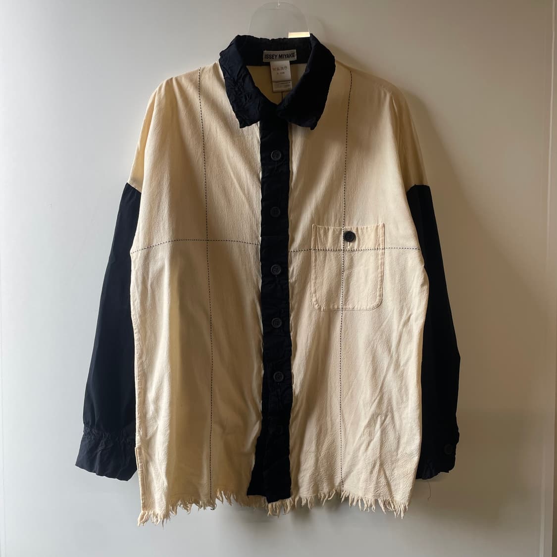 이세이미야케 하이 콘트라스트 스티치 셔츠 상품이미지1