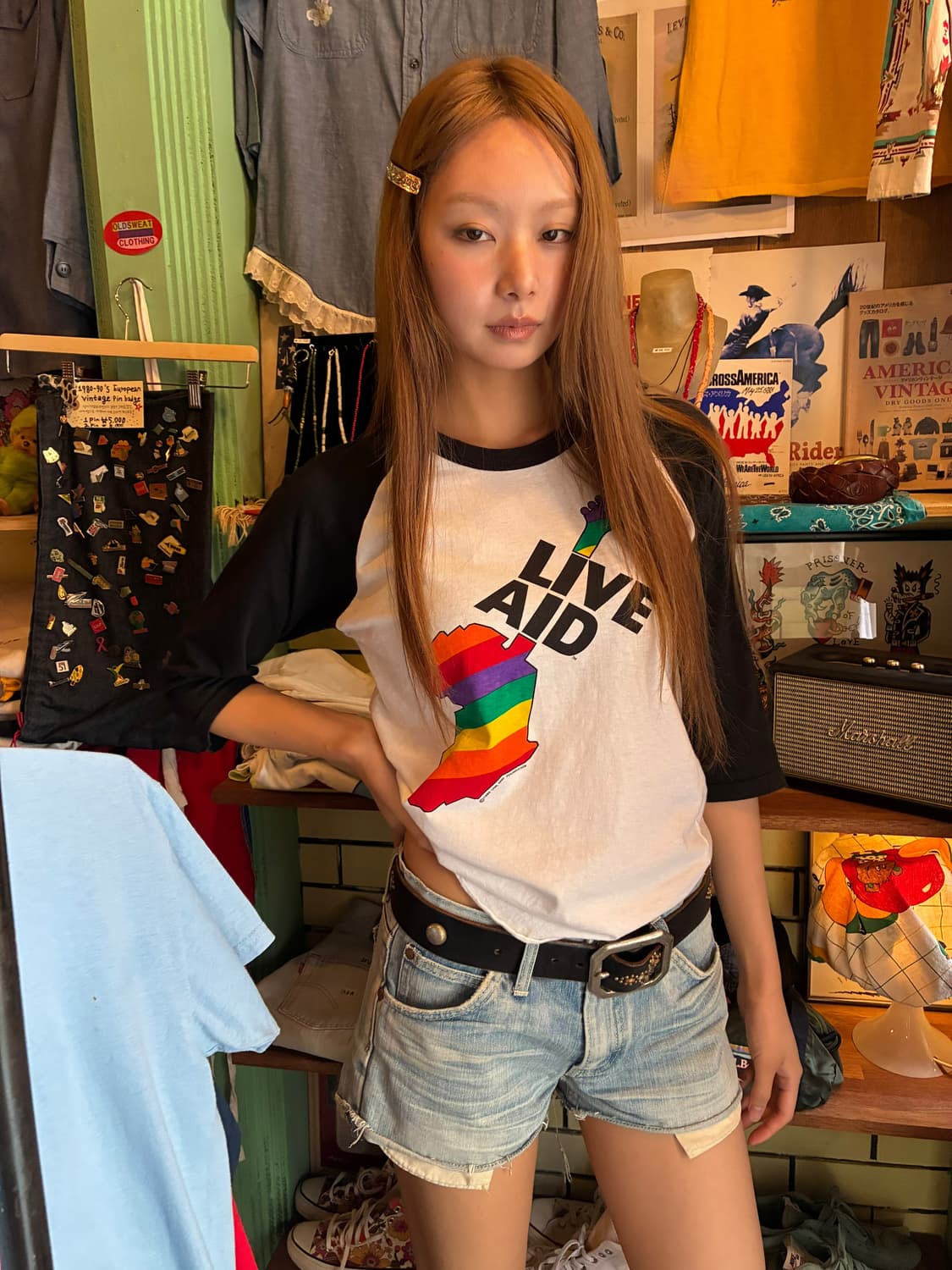 1985 LIVE AID Raglan Tee 상품이미지1