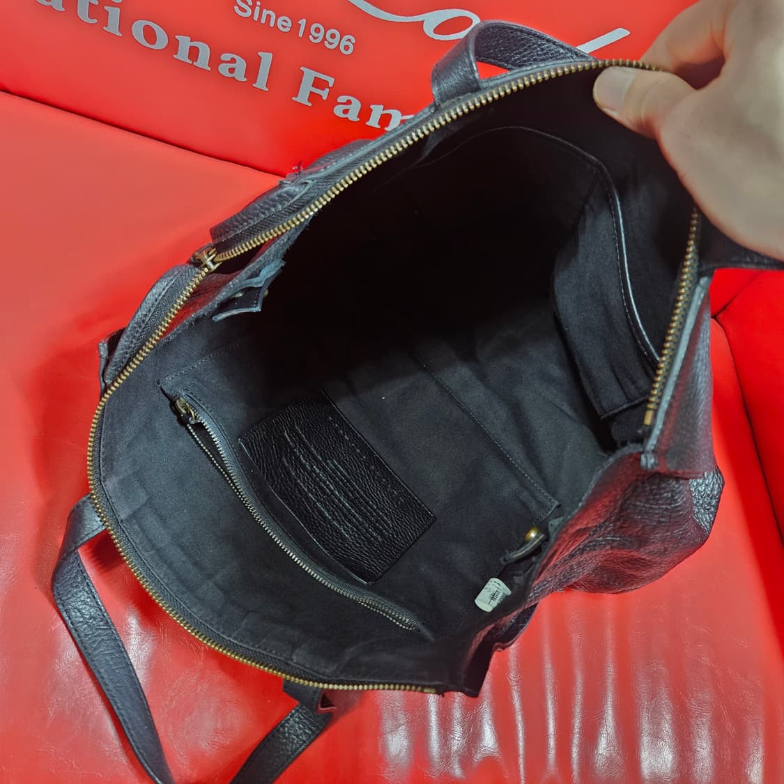 리틀파머스 엠보 레더 토트백 30 x 25 size 상품이미지9