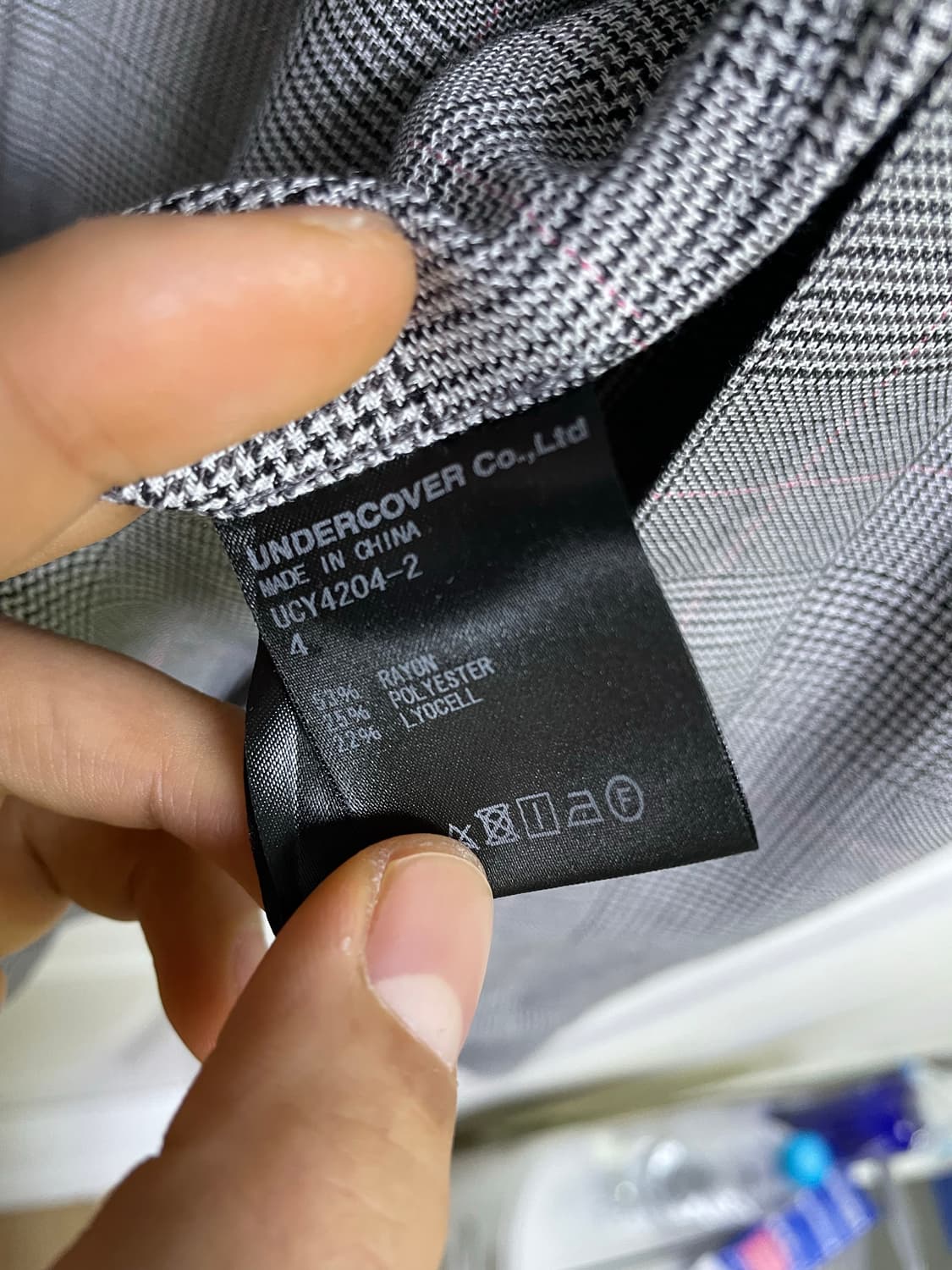 [4] 언더커버 체크 셔츠자켓 상품이미지4