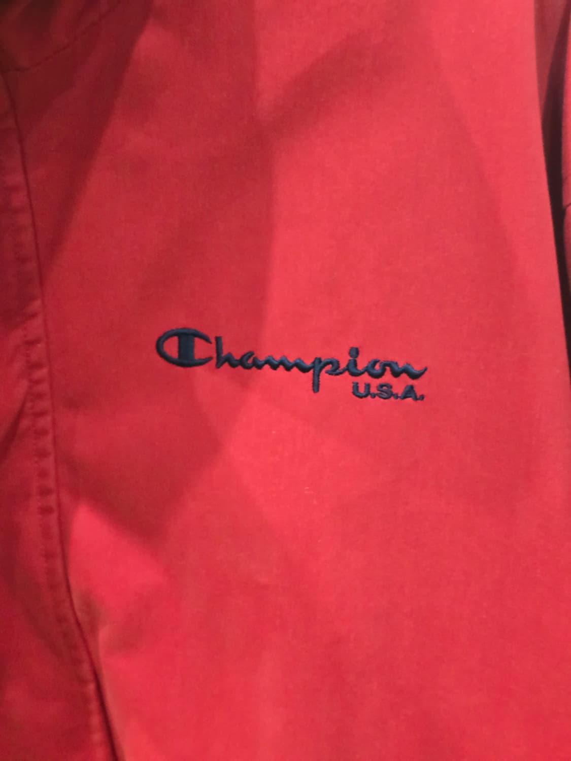 챔피온 레드 바람막이 자켓 95 상품이미지9