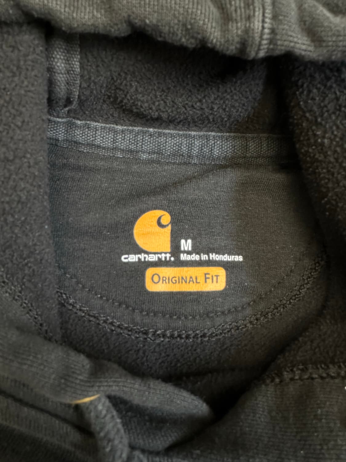 칼하트 블랙 후드티 M 상품이미지3