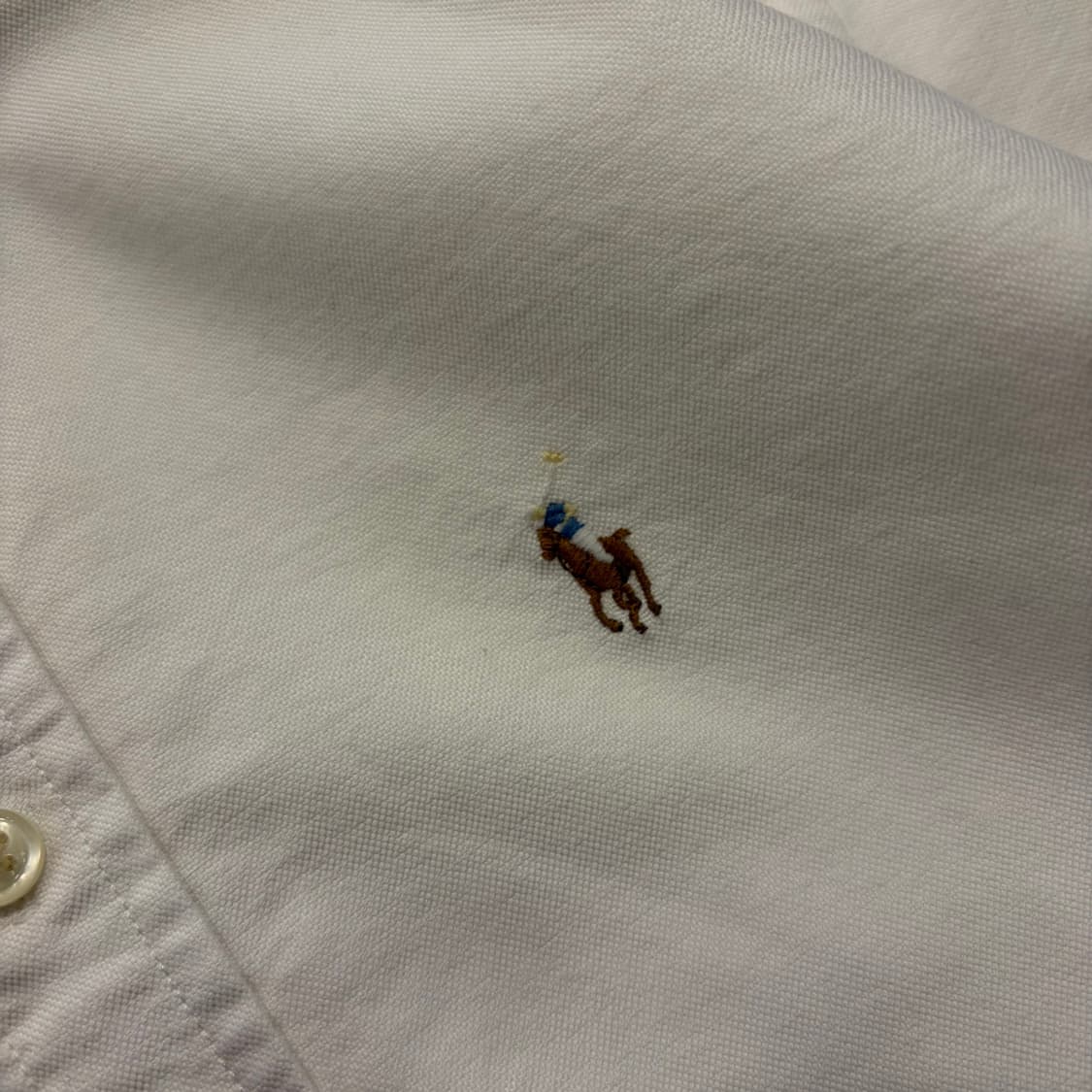 [M] 폴로 랄프로렌 보이즈 옥스포드 셔츠 화이트 D58 상품이미지4