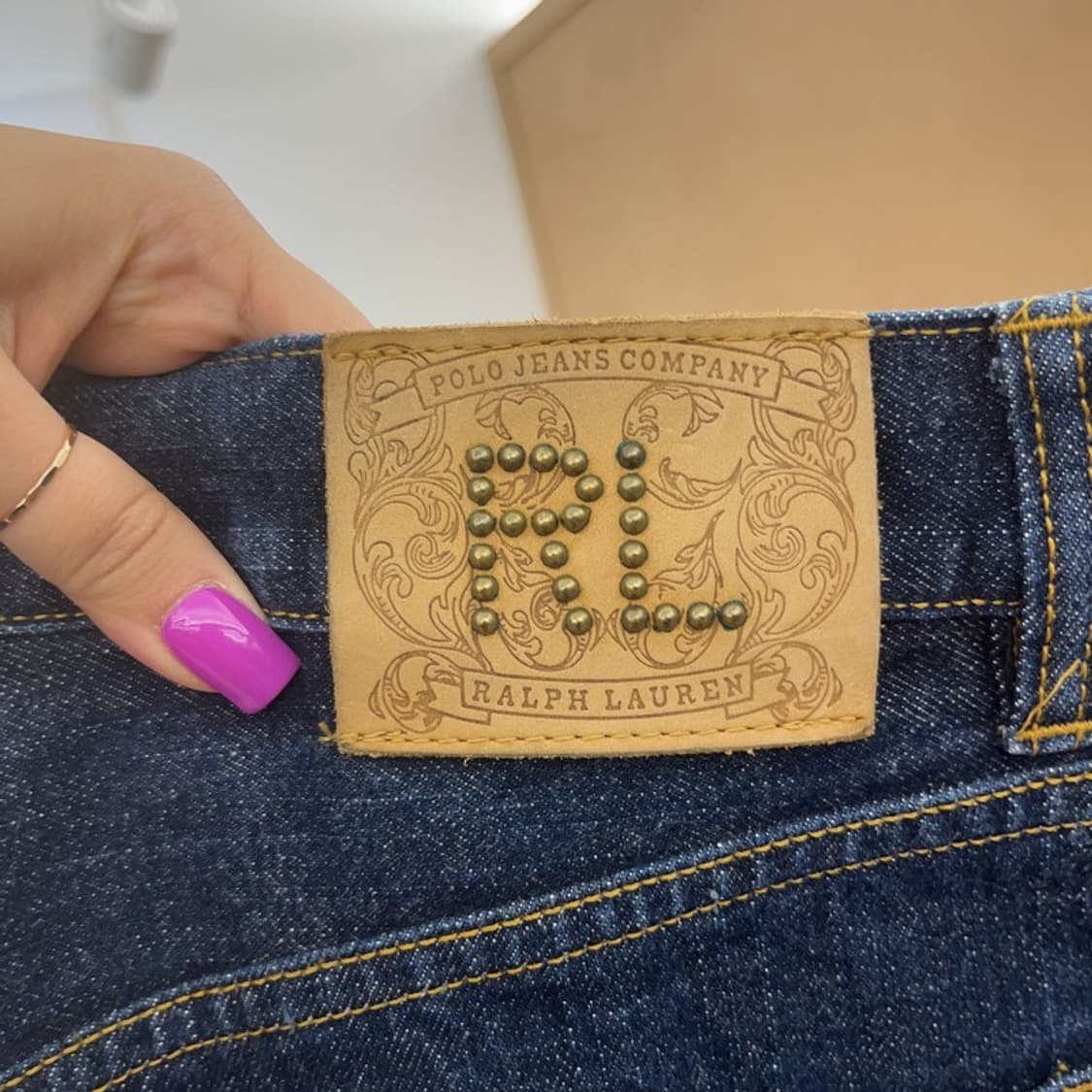 폴로 랄프로렌 레트로 큐빅패치 데님팬츠 82 C06877 상품이미지5