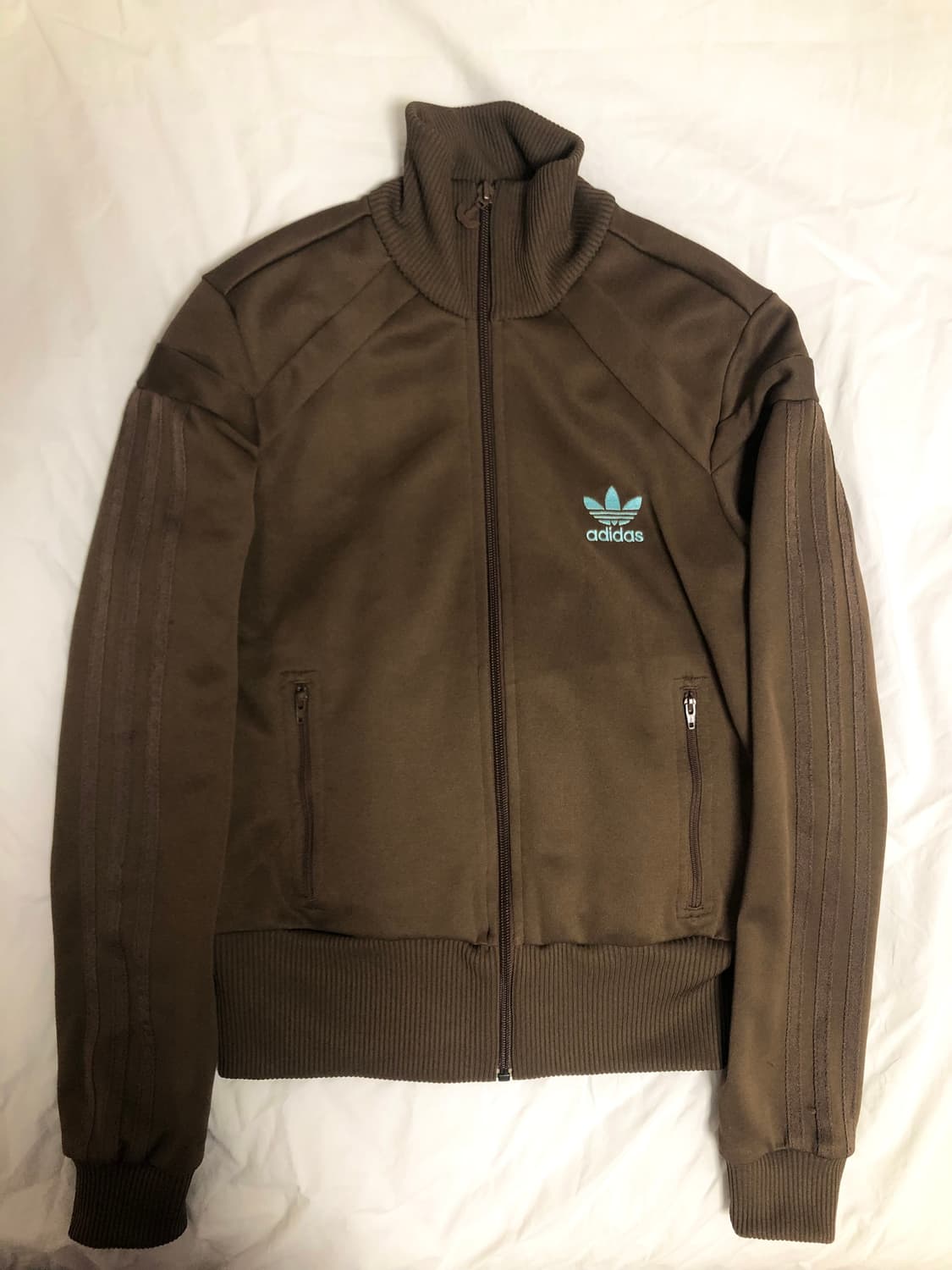 아디다스 파이어버드 브라운 민트 져지 트랙탑 상품이미지1