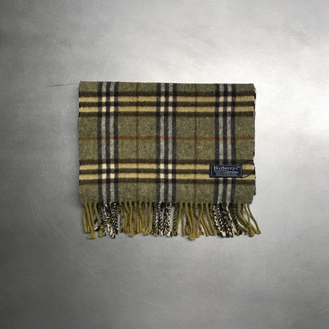 버버리 정품 램스울 머플러 카키 상품이미지2