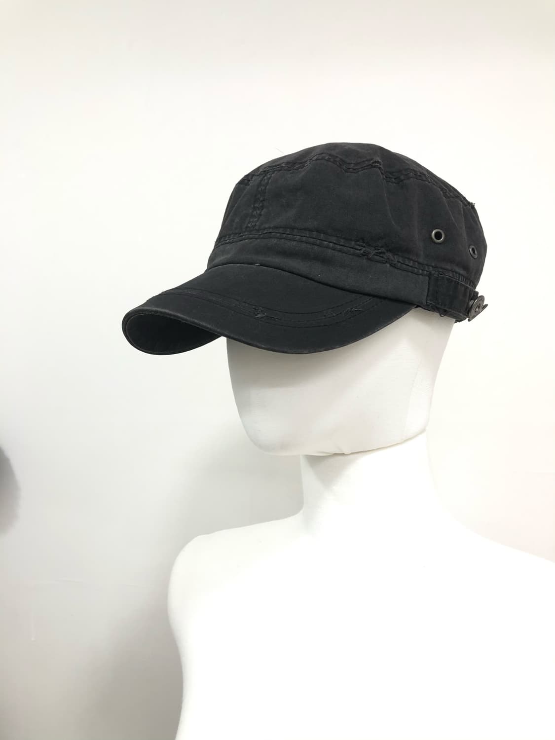 black damage detail ball cap 상품이미지1