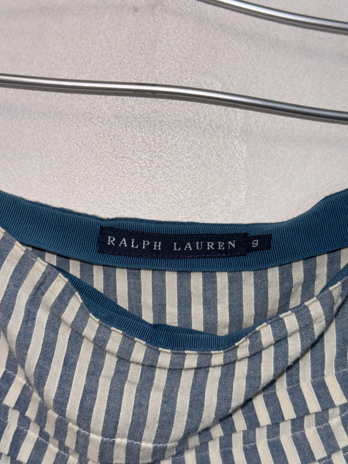 Ralph Lauren blue stripe ethnic lace sk 상품이미지4