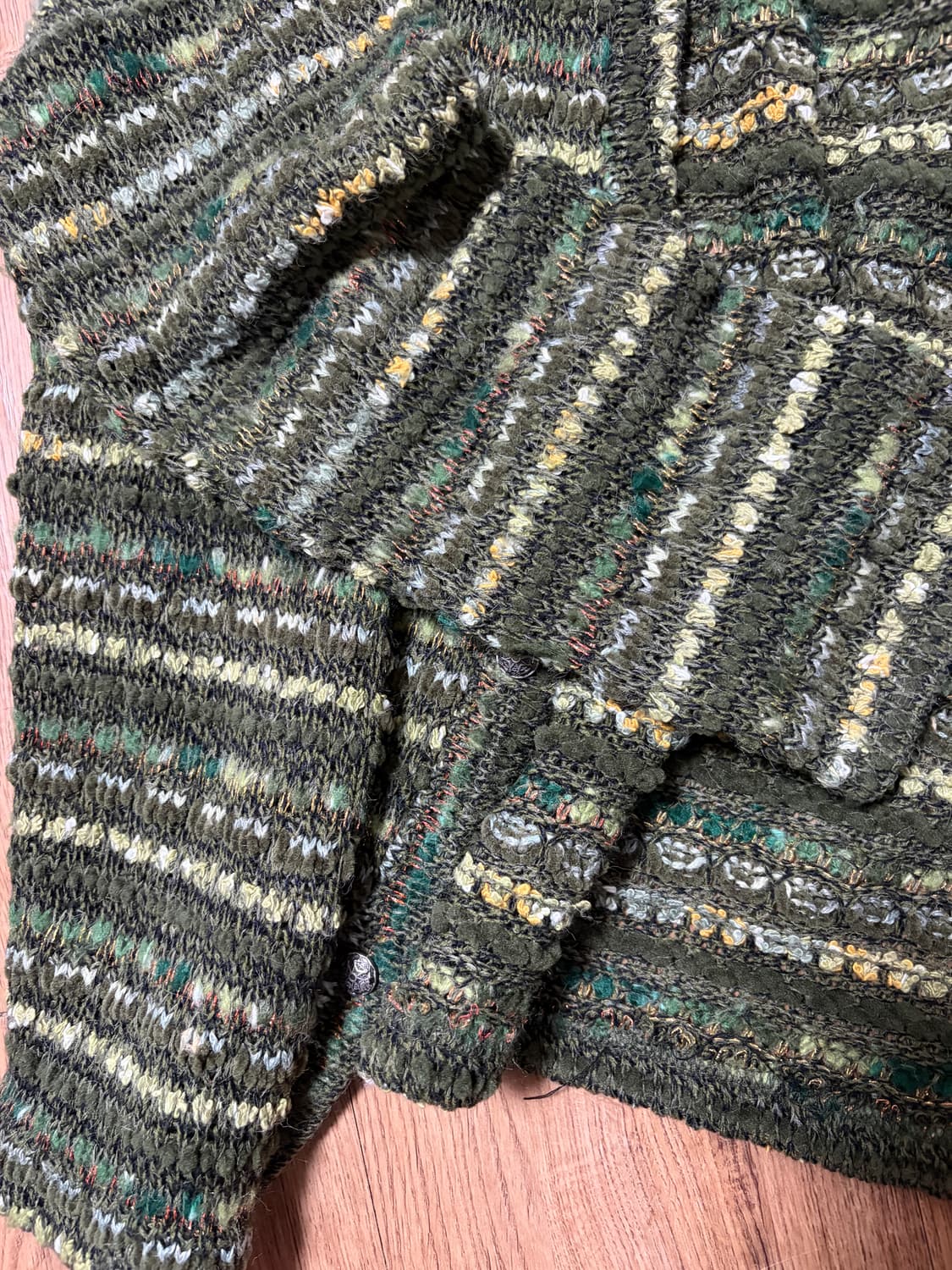 에씰미 멀티 울 가디건 L 상품이미지4