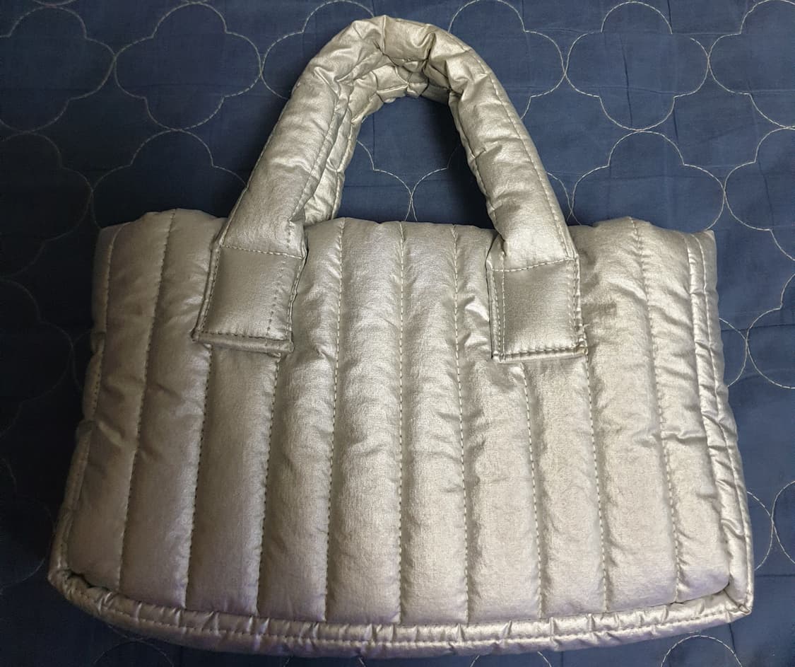 시엔느 미니 패딩쿠션백 실버 상품이미지2