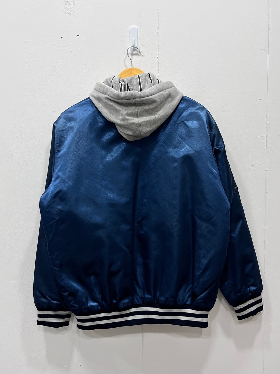 MLB 뉴욕 양키스 후드 블루종 바시티 자켓 누빔 M 95 상품이미지3