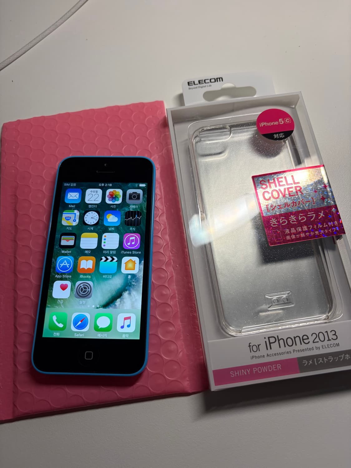 [5월6일 ejb456님] 아이폰5c 블루16기가 #8955 신품수준 상품이미지1