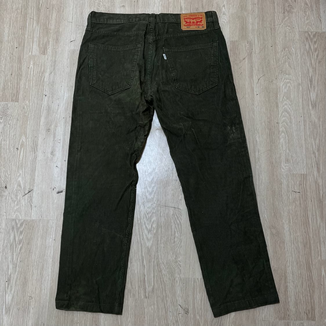 리바이스 502 화이트탭 코듀로이 팬츠 [카키] W32 L32 상품이미지5