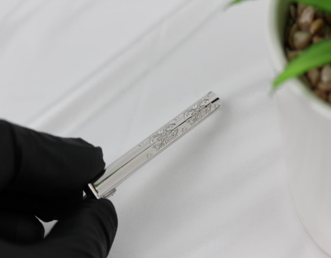 캐서린 햄넷 A+등급 6cm 남자 명품 넥타이핀 빈티지 상품이미지4