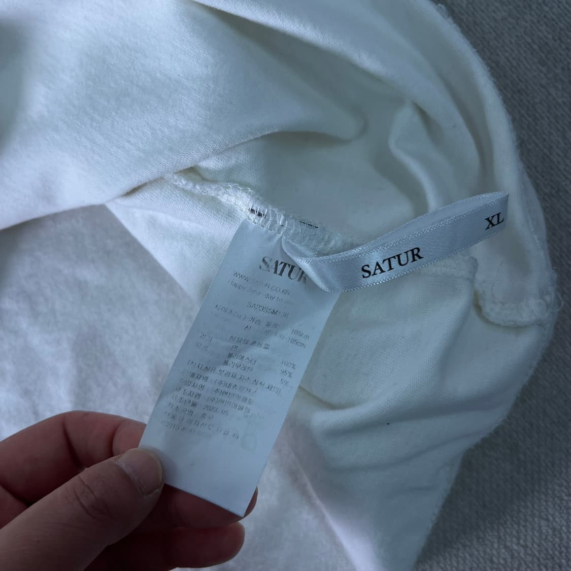 105 새터 자수로고 보야지 반팔 상품이미지6