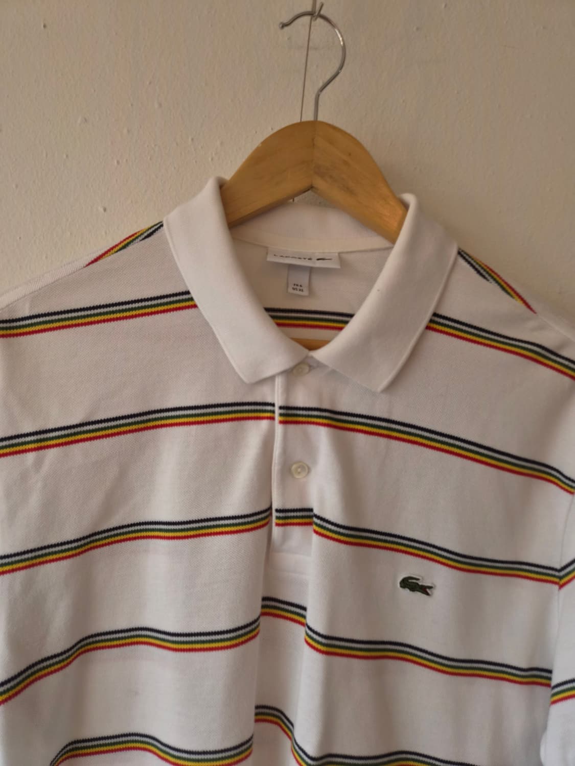 라코스테 남성 레인보우반팔카라PK티셔츠 110사이즈 상품이미지1