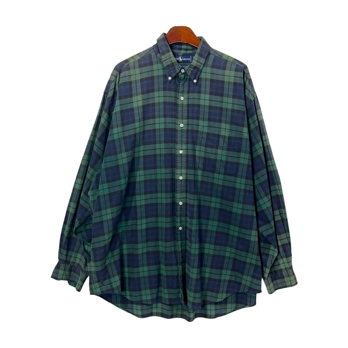 [POLO] 90s 폴로랄프로렌  the Big Oxford 체크 셔츠 상품이미지1