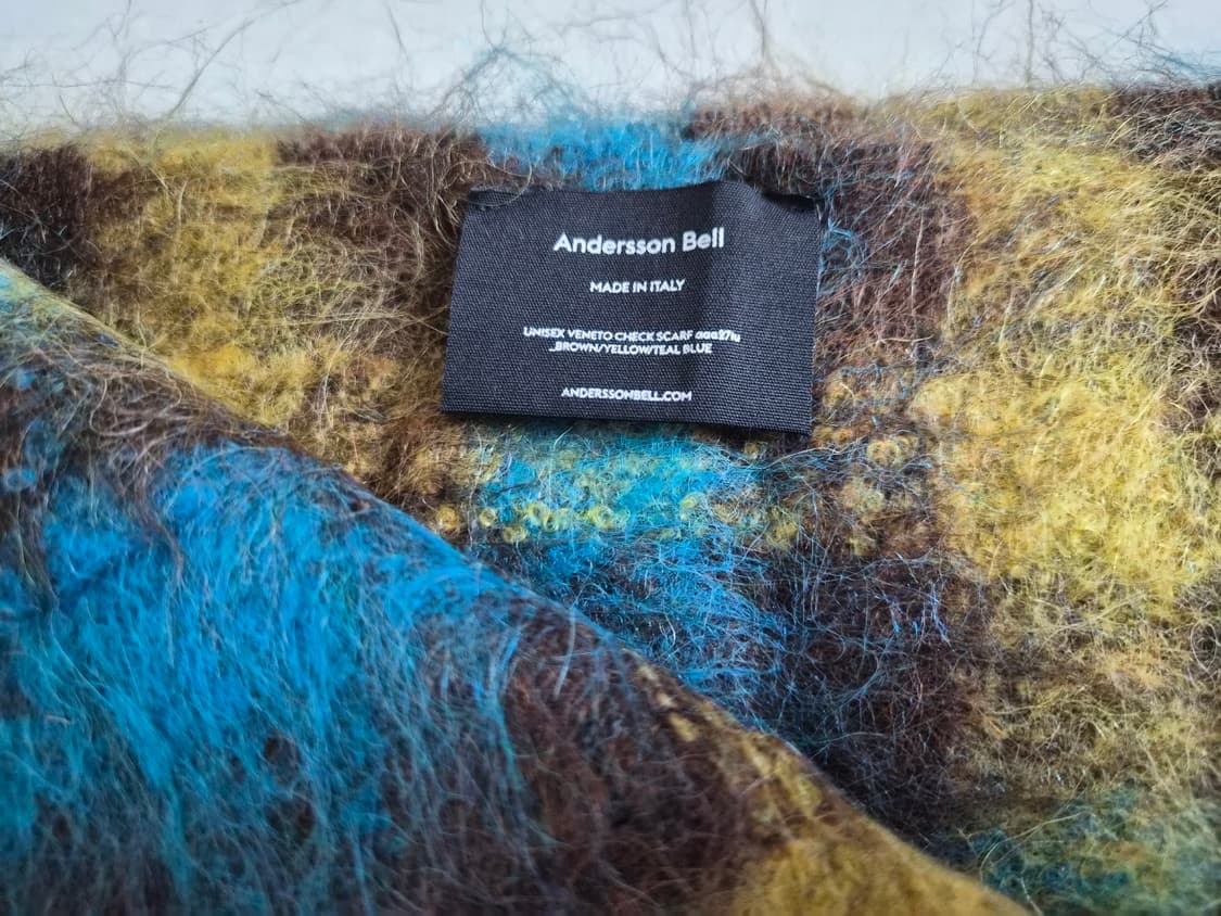 앤더슨벨 베네토 체크 머플러 상품이미지3