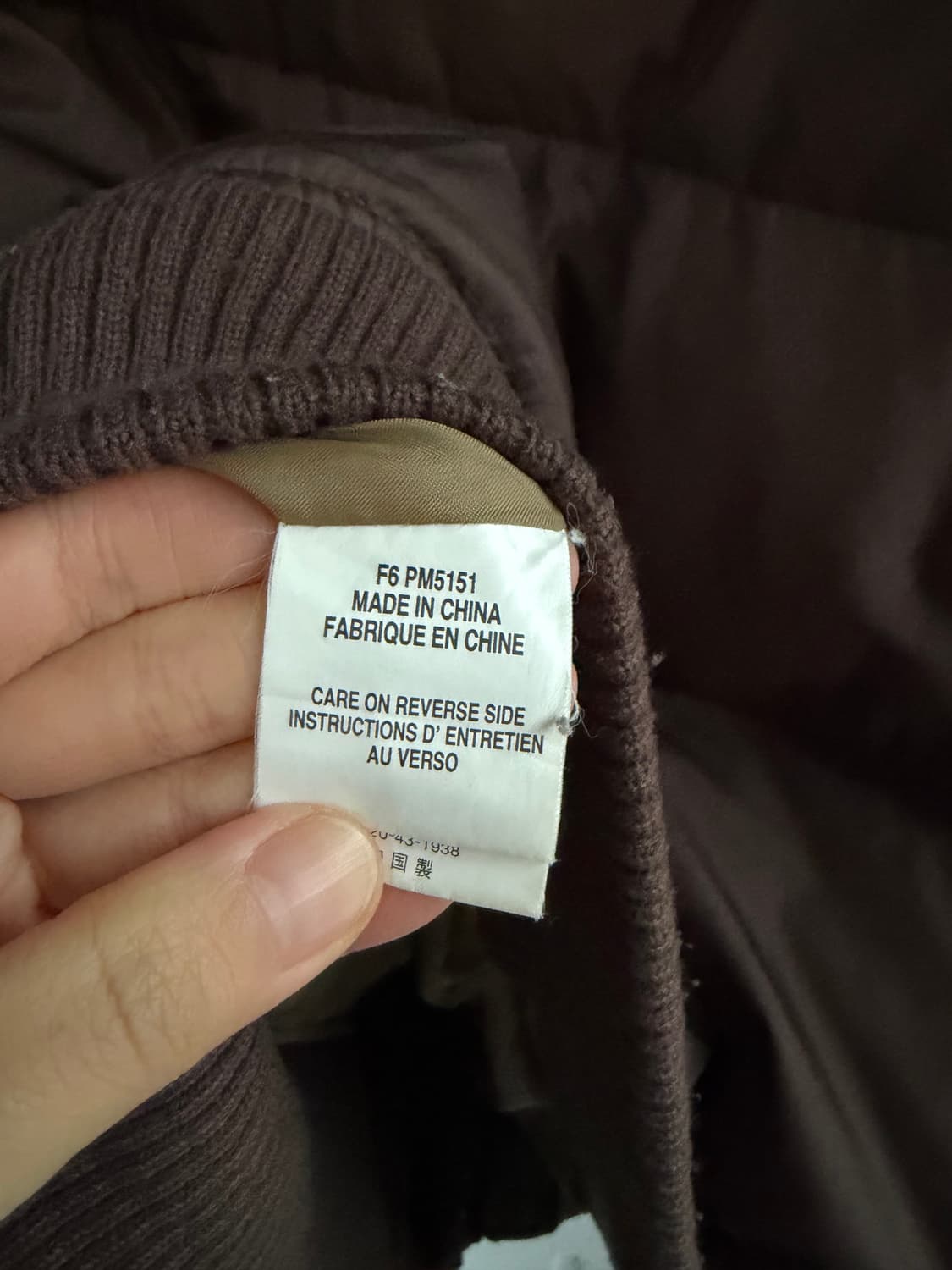 콜롬비아 브라운 패딩 자켓 상품이미지6