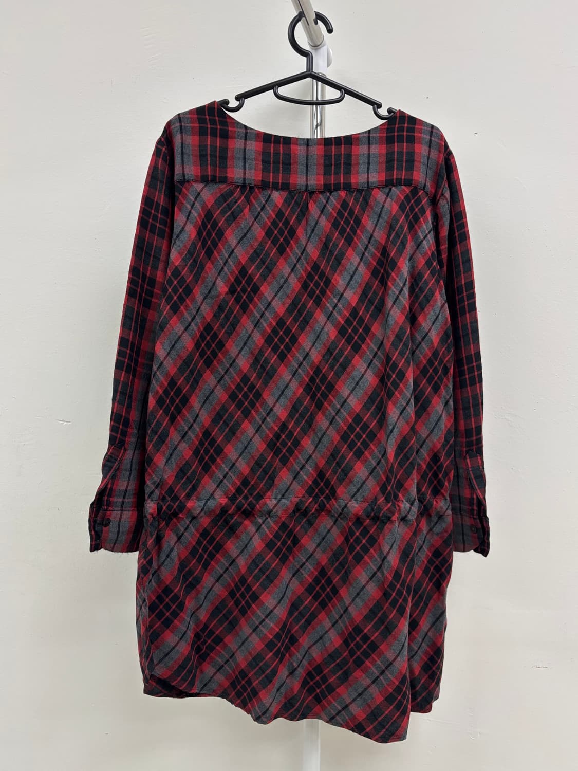 빈티지 체크 셔츠 원피스 상품이미지8