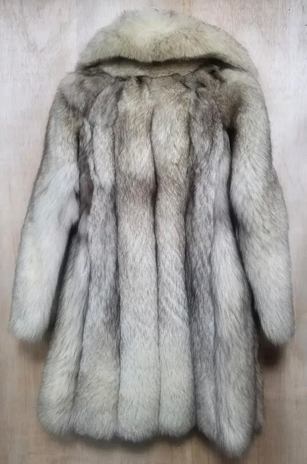 리얼 폭스퍼 주문제작 롱코트  상품이미지2