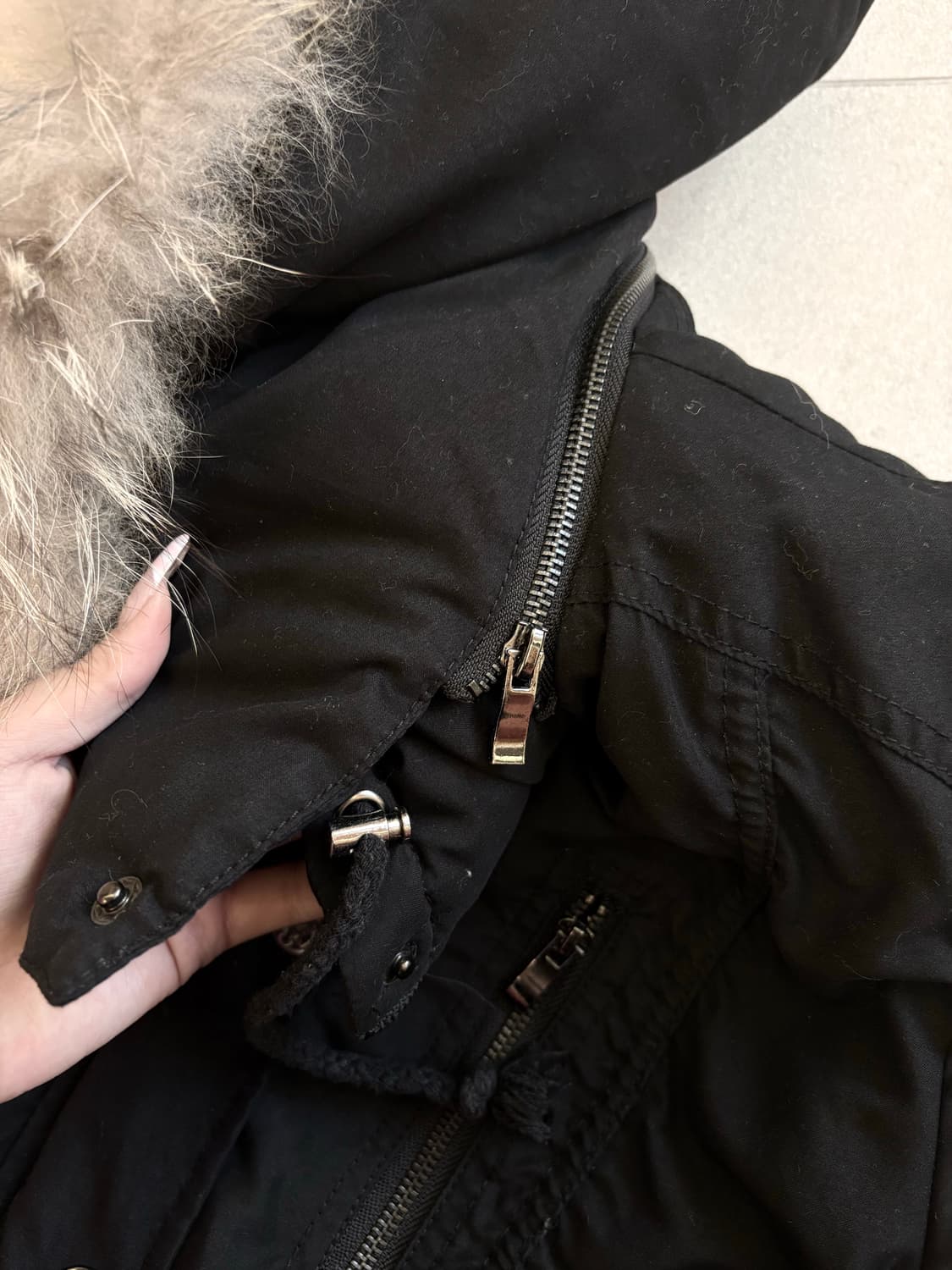 세실맥비 셔링 퍼 자켓 상품이미지7