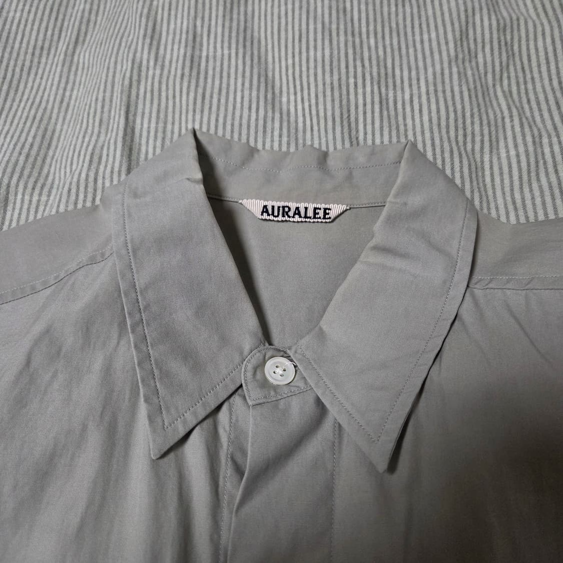 오라리 빅포켓 셔츠 그린 4사이즈 상품이미지2