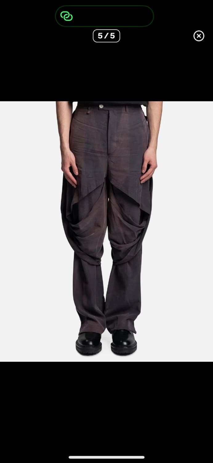 [S] Jiyongkim 드레이프 트라우저 22aw 상품이미지1