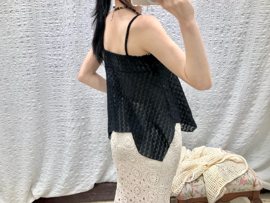 Sequin lined flare sleelveless 상품이미지5