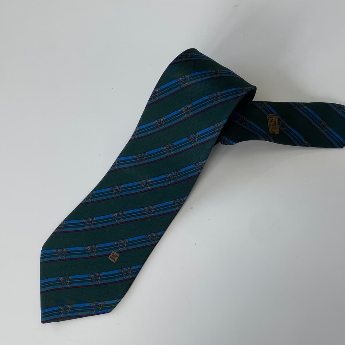 셀린느(celine) 심플로고 명품 정품 넥타이 상품이미지6