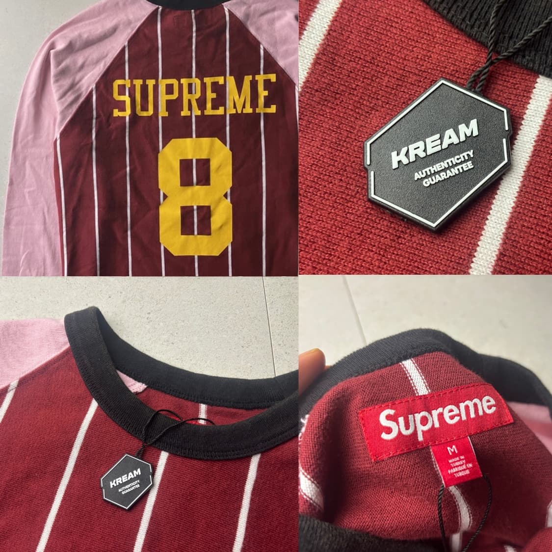 슈프림 마룬 롱슬리브 상품이미지5