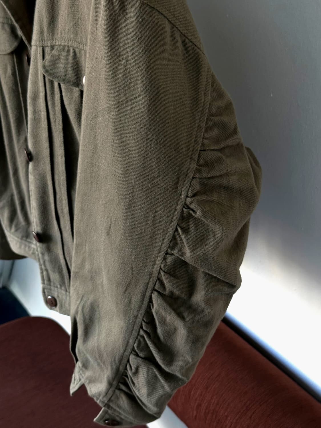 Natural cotton volume silhouette jacket 상품이미지3