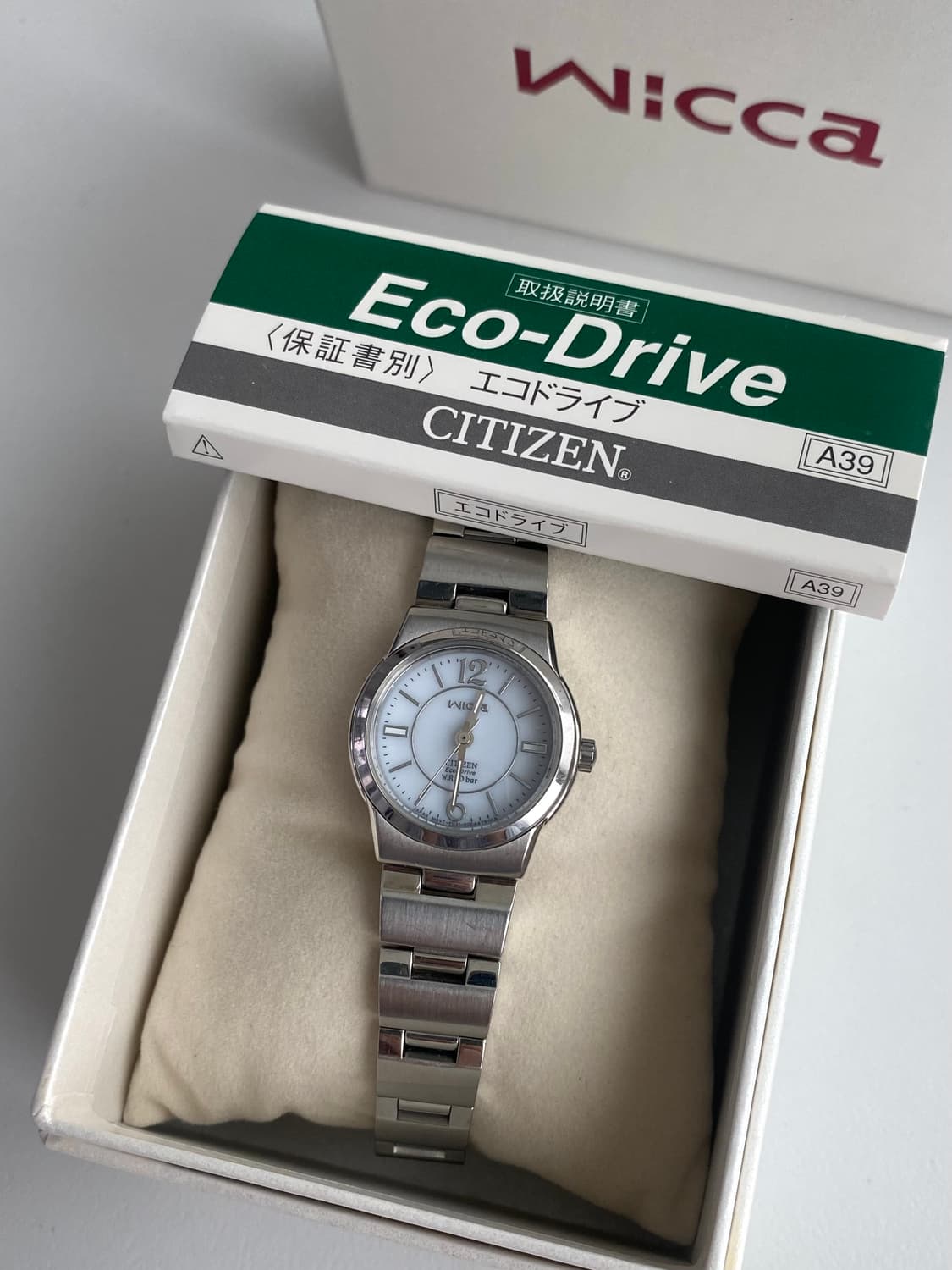 Citizen 시티즌 Eco-drive 에코드라이브 쿼츠 아이스블루 상품이미지4