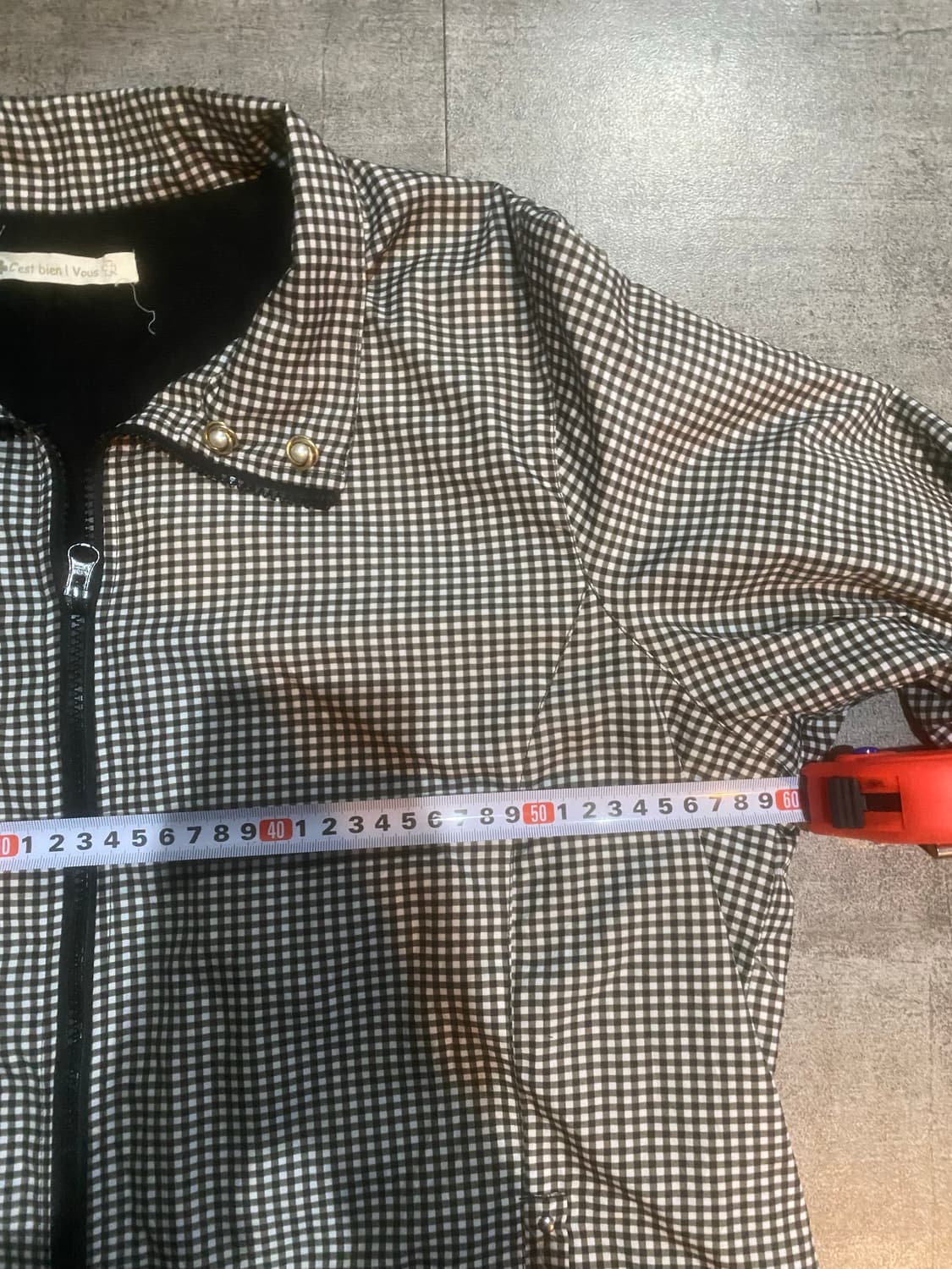 일본빈티지 Cestbienivous 올드스쿨아메카지 보헤미안 블루종자켓 상품이미지3