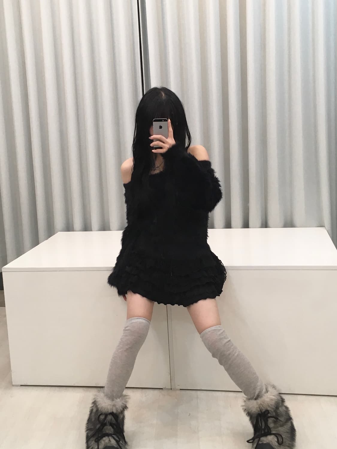 장미 러플 캉캉 스커트 상품이미지5