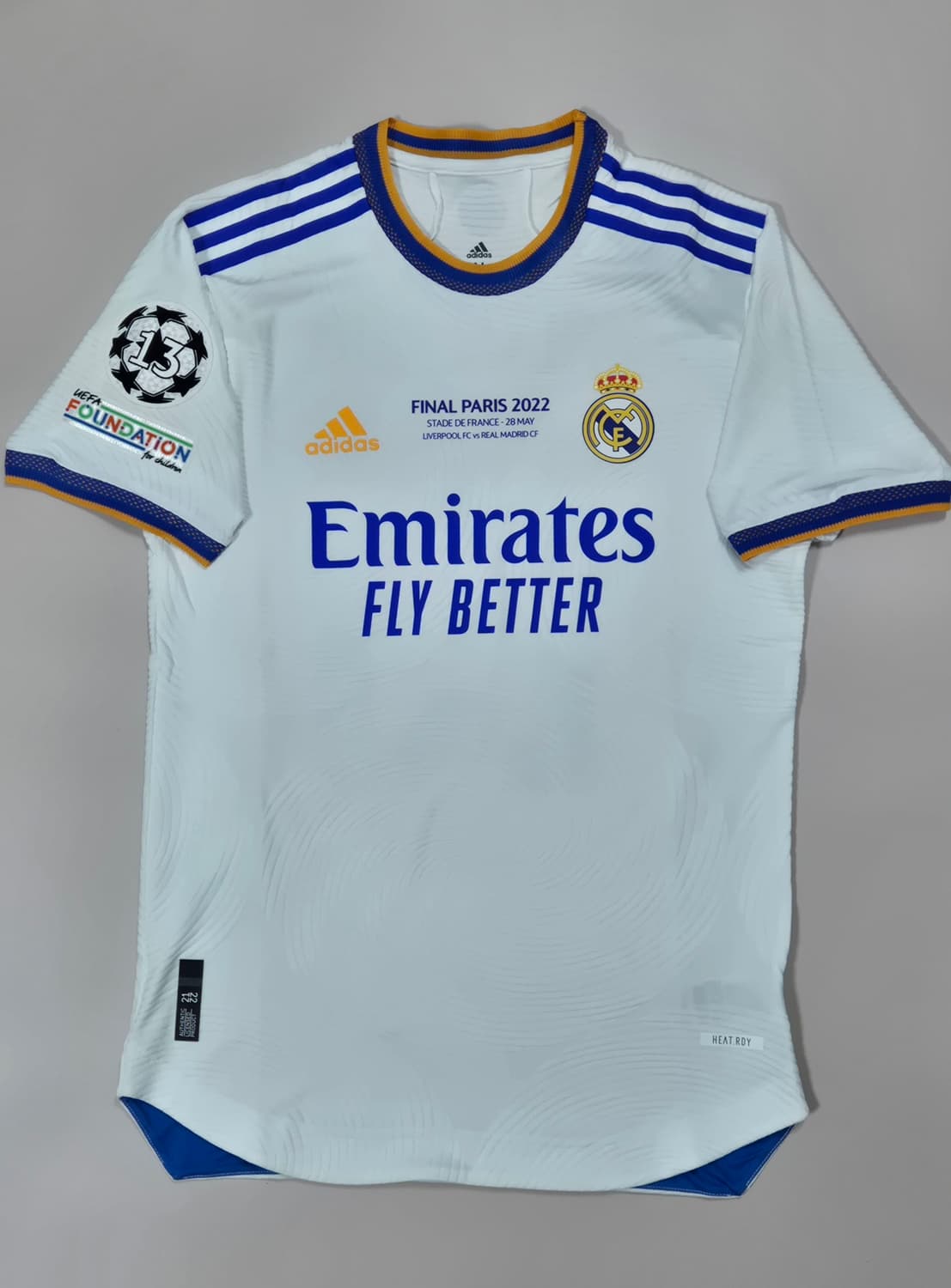 21-22 레알마드리드 홈 발베르데 유니폼 M사이즈 챔스파이널버전 상품이미지4