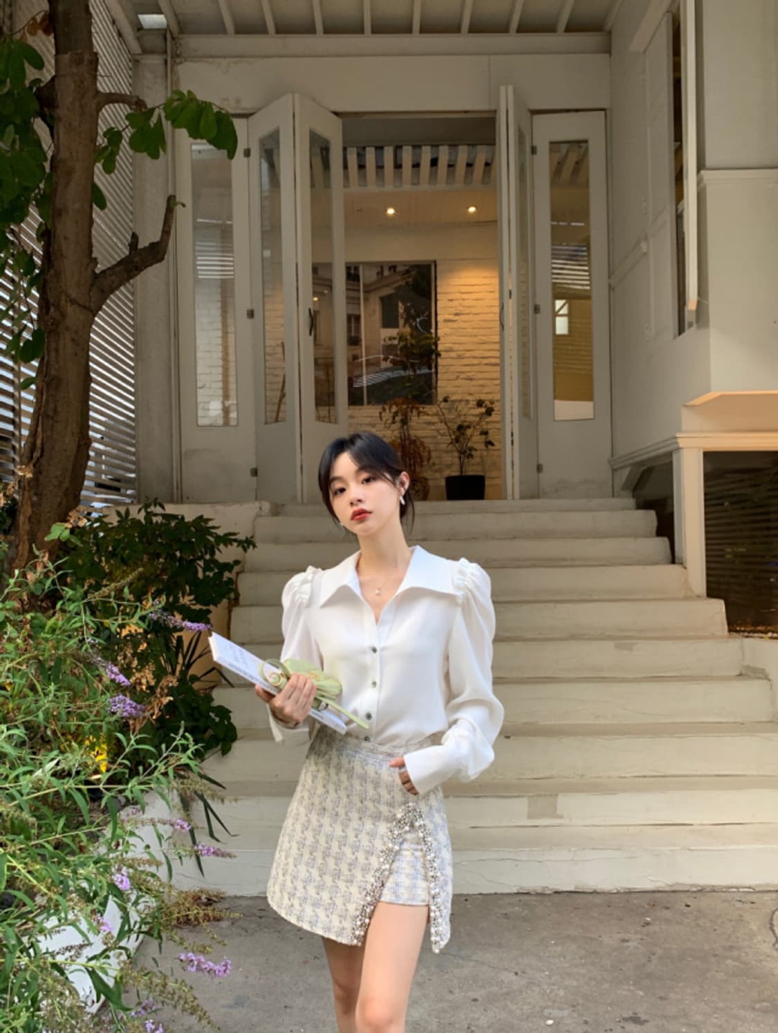 새상품 ) 서쿠키 오슈 블라우스 S 상품이미지2