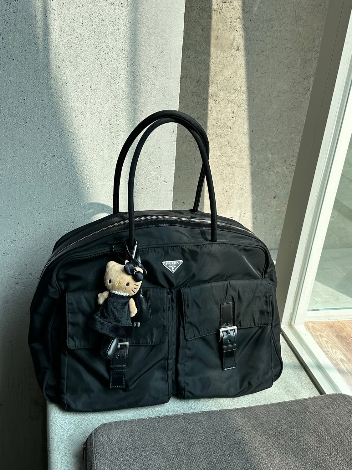 프라나 나일론 포코노 숄더백 토트백 y2k 볼링백 상품이미지1