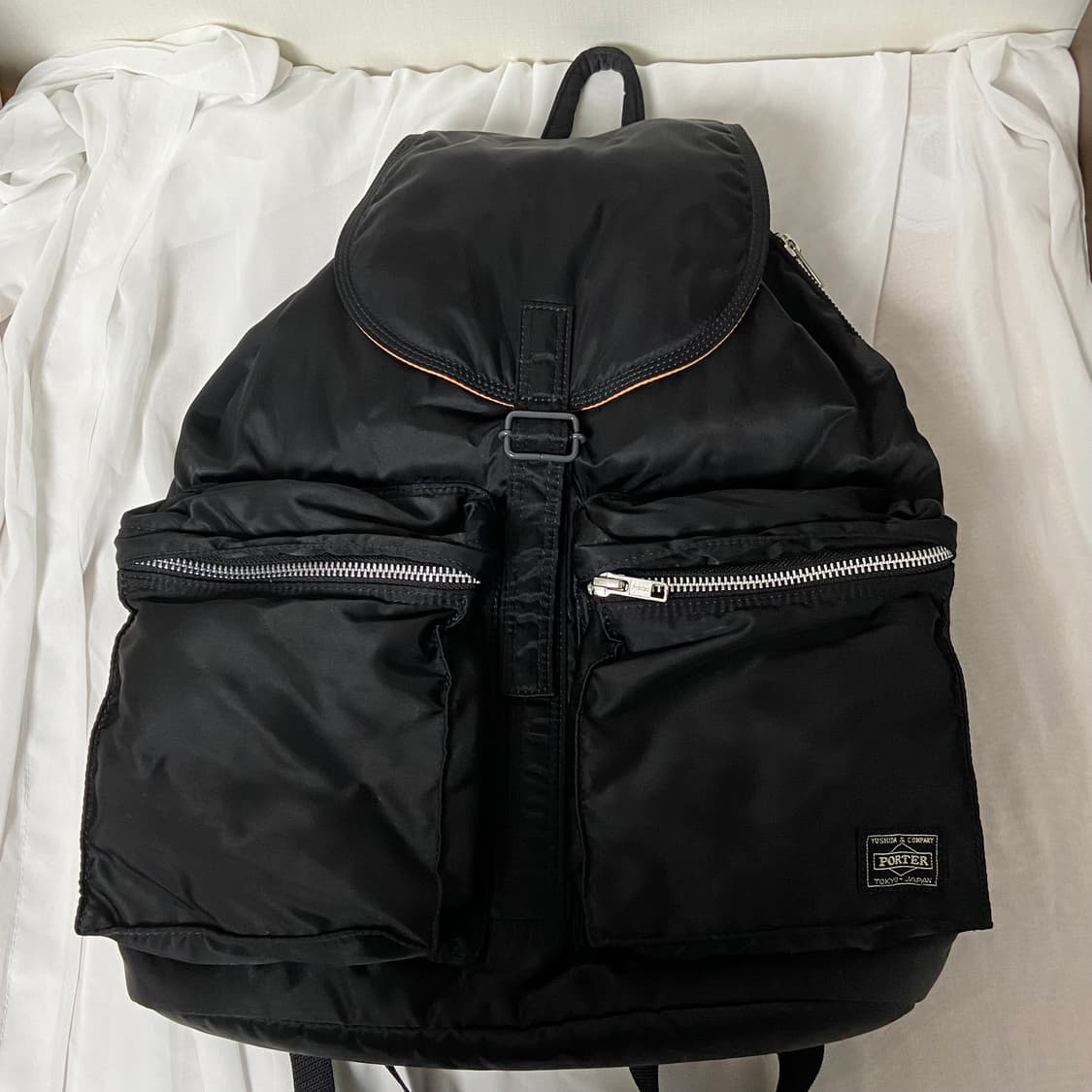 미품)PORTER 포터 탱커 럭색 백팩 지퍼형 상품이미지1